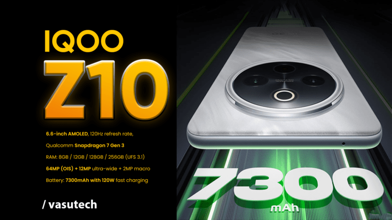 iQOO Z10 : India’s Biggest Battery Smartphone Launching 11 April at 12PM!